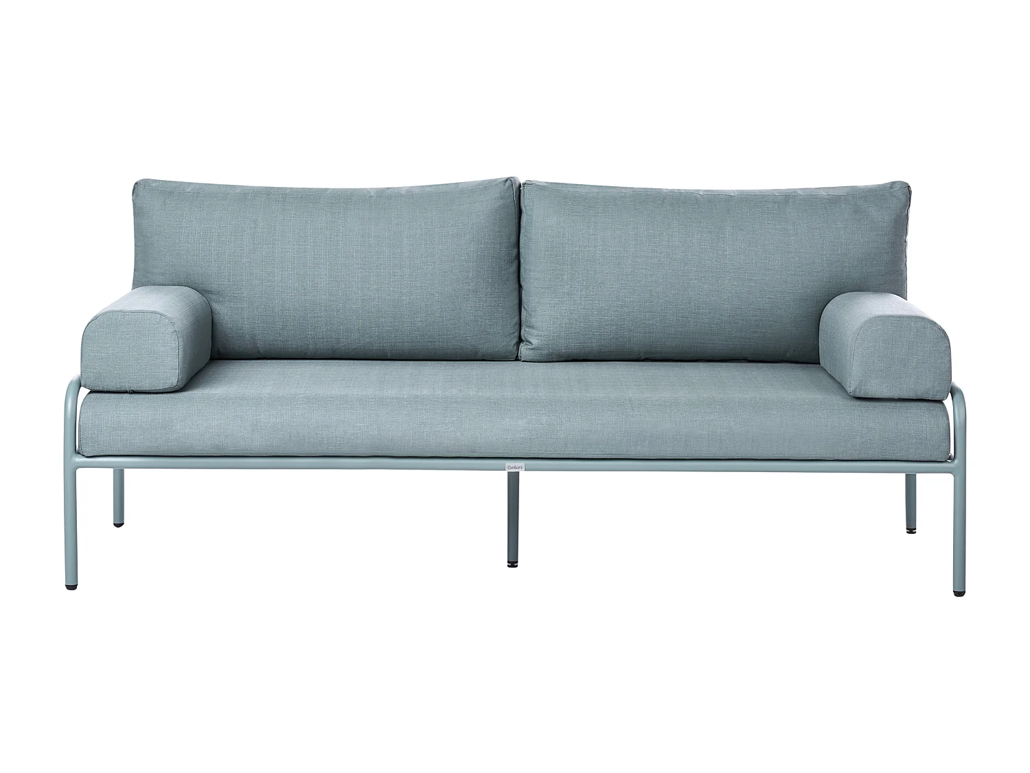 Canapé de jardin 2 places SOLOFRA Métal Vert menthe