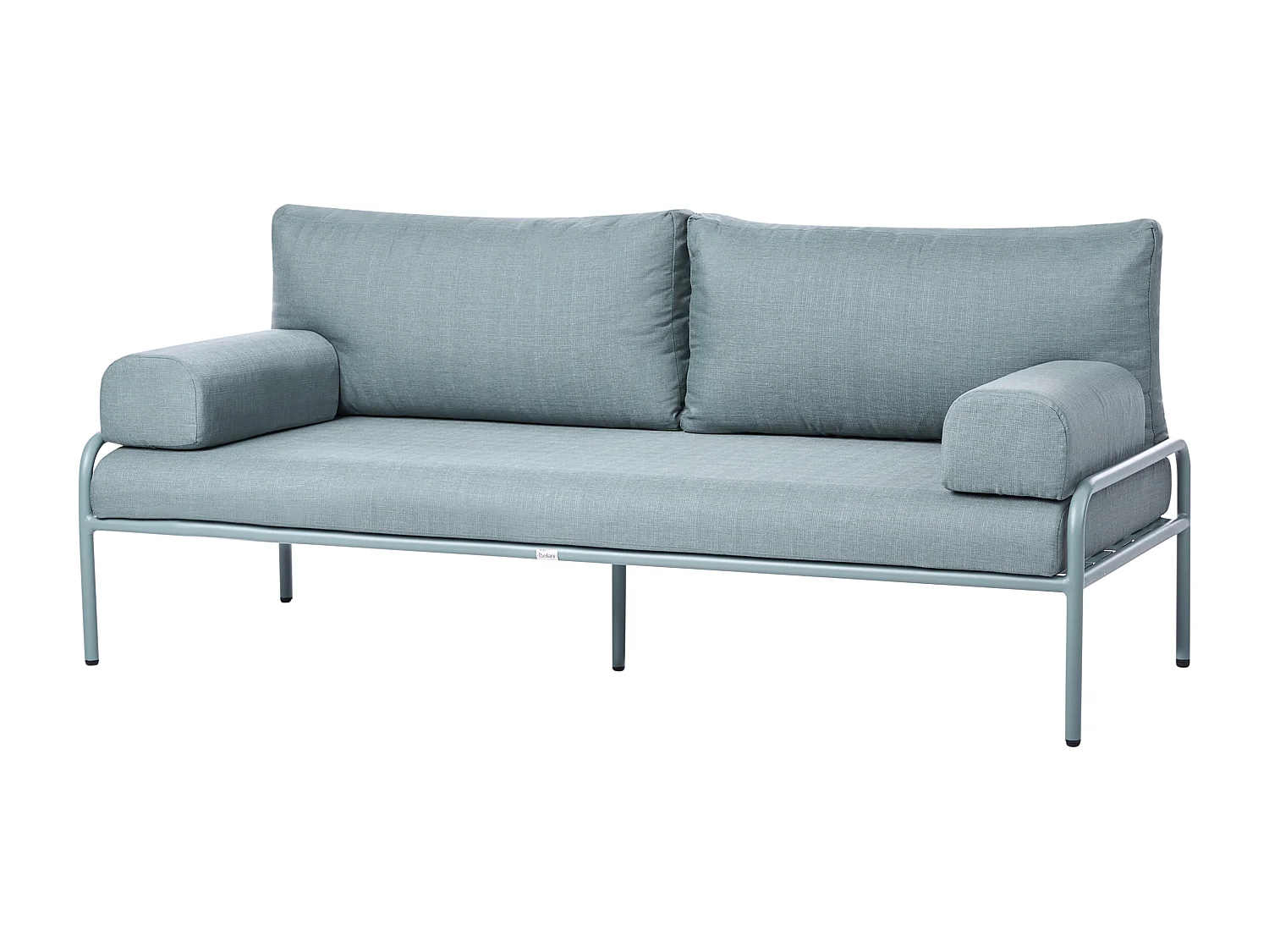 Canapé de jardin 2 places SOLOFRA Métal Vert menthe