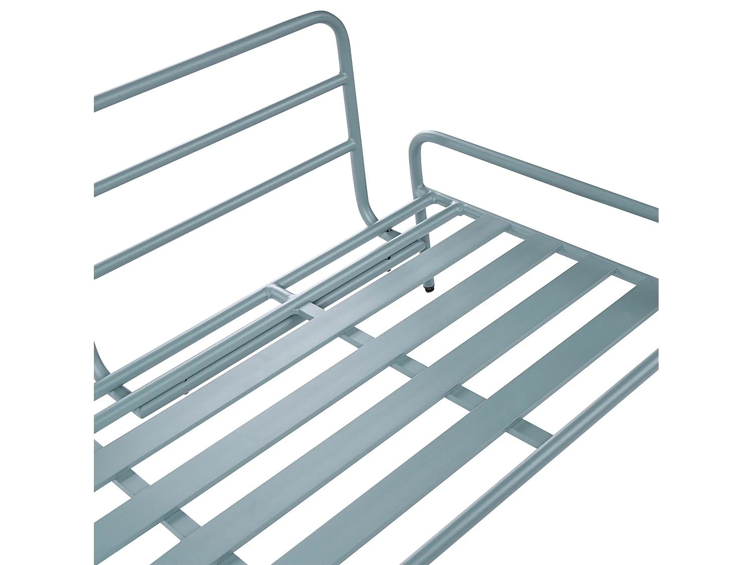 Canapé de jardin 2 places SOLOFRA Métal Vert menthe