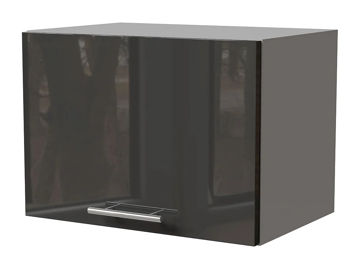 KLAPPHÄNGESCHRANK Essen W4B/50 Graphit Hochglanz / Grau Matt 50 / 32,5 / 36cm