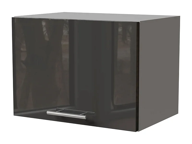 KLAPPHÄNGESCHRANK Essen W4B/50 Graphit Hochglanz / Grau Matt 50 / 32,5 / 36cm
