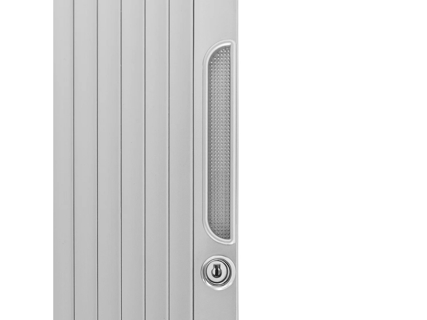 Rollladen Duschtür – Silber