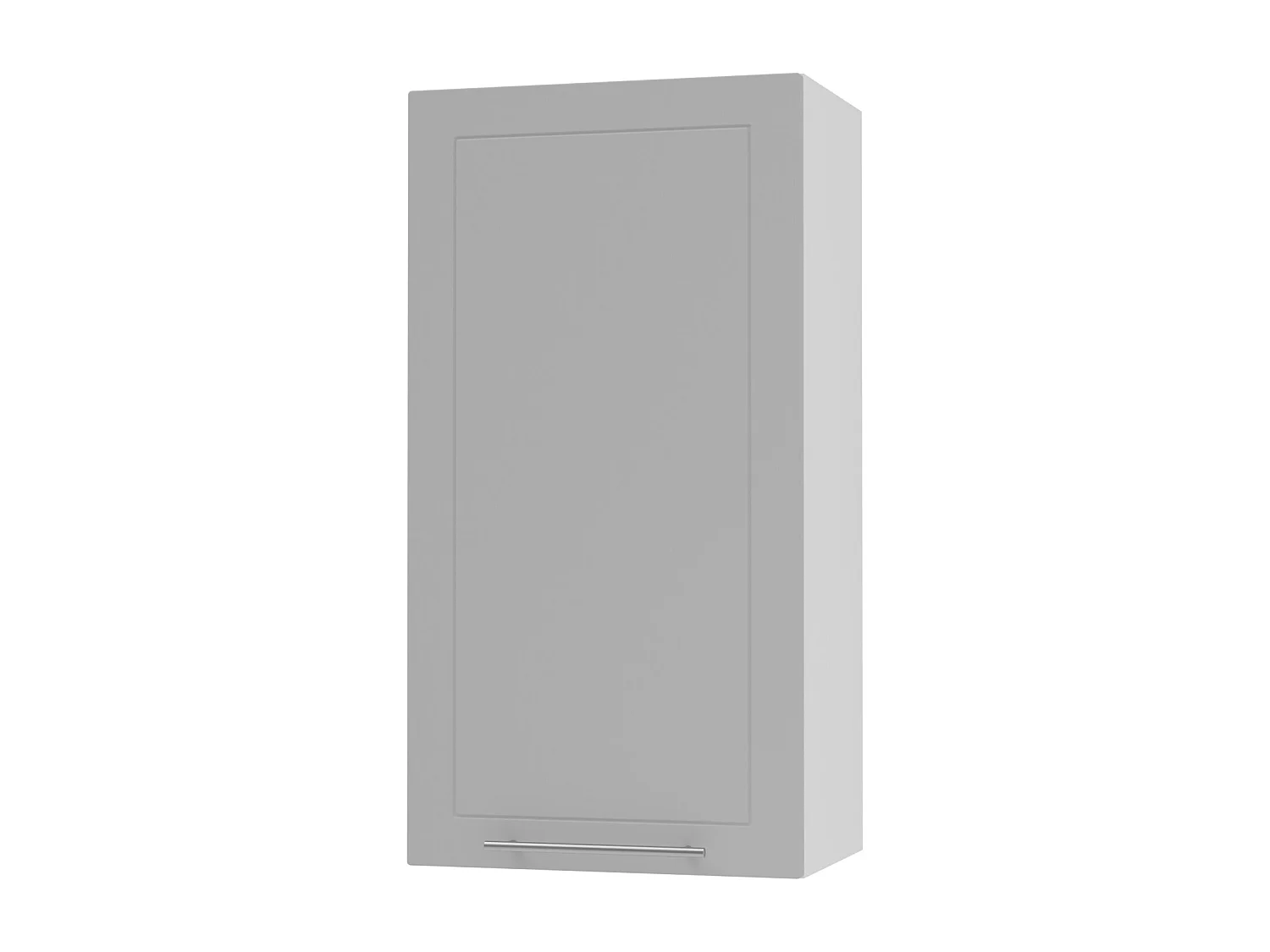 HÄNGESCHRANK Bari W4/50 RAL 7040 fenstergrau (K5) / Weiß 50 / 32,5 / 96cm