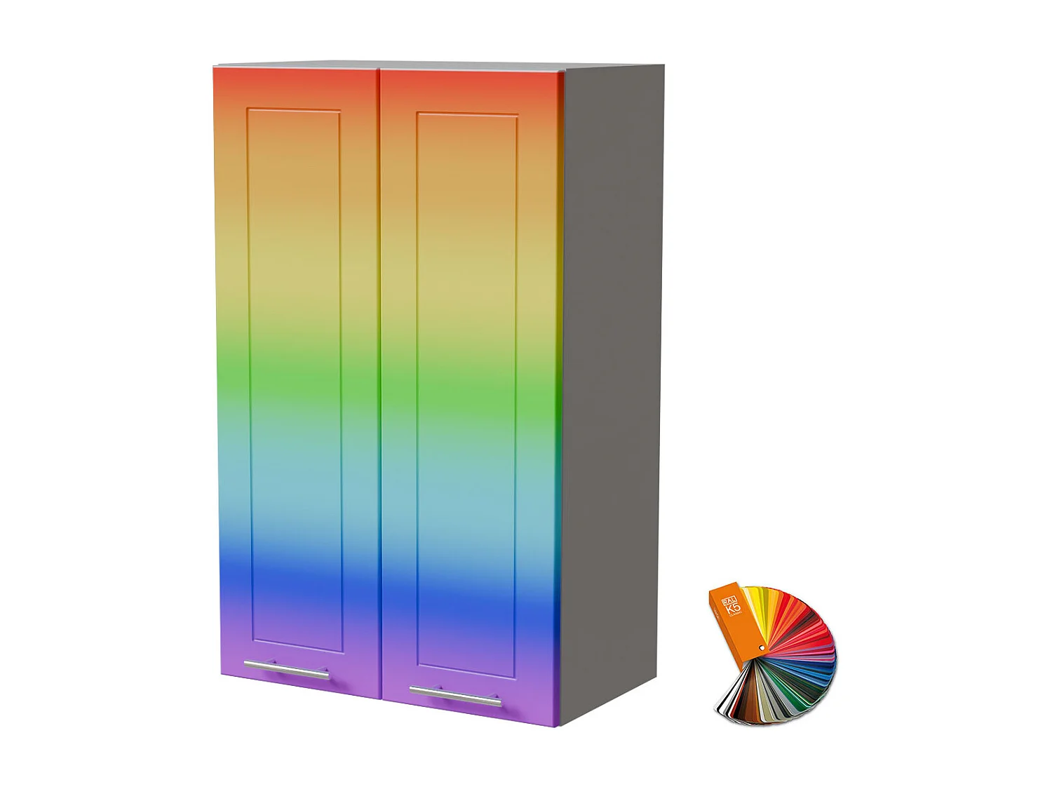 HÄNGESCHRANK Bari W4/60 RAL Wunschfarbe (K5) / Grau 60 / 32,5 / 96cm