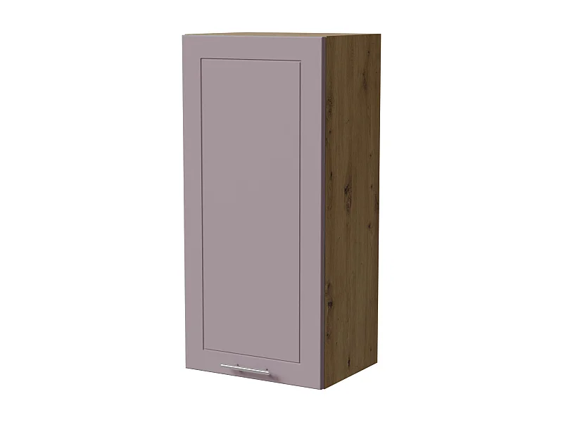 HÄNGESCHRANK Bari W4/45 RAL 4009 pastellviolett (K5) / Eiche Artisan 45 / 32,5 / 96cm