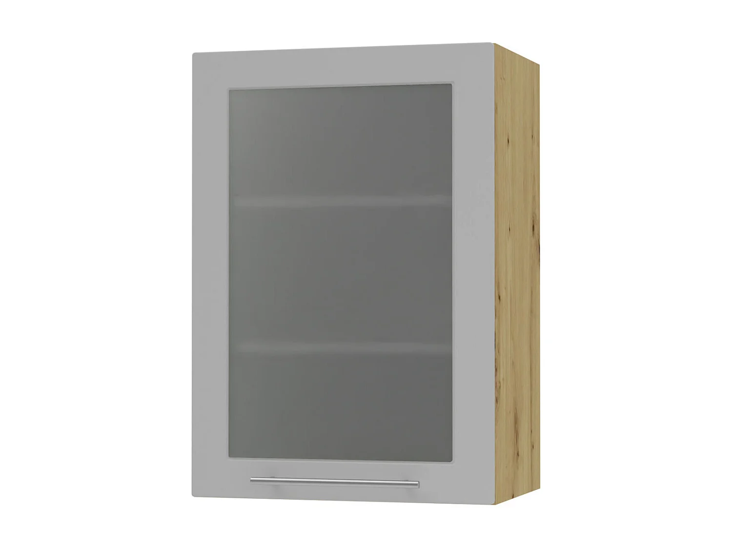 HÄNGESCHRANK Bari W2S/50 RAL 7040 fenstergrau (K5) / Eiche Artisan 50 / 32,5 / 72cm