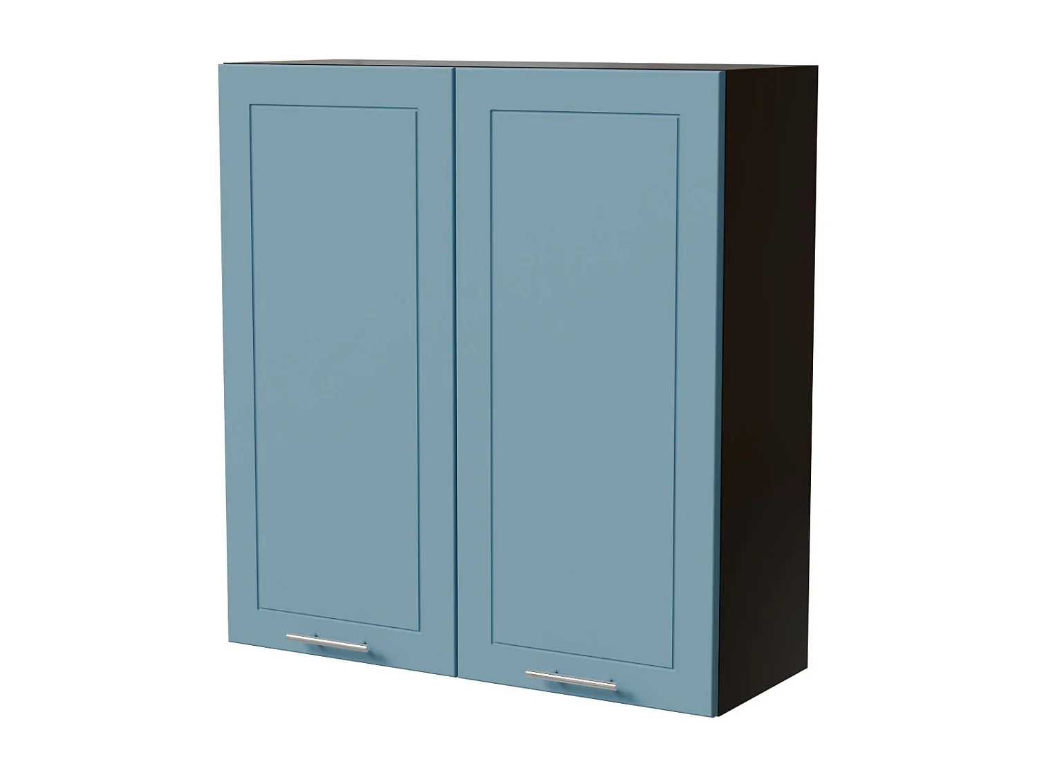 HÄNGESCHRANK Bari W4/90 RAL 5024 pastellblau (K5) / Schwarz 90 / 32,5 / 96cm