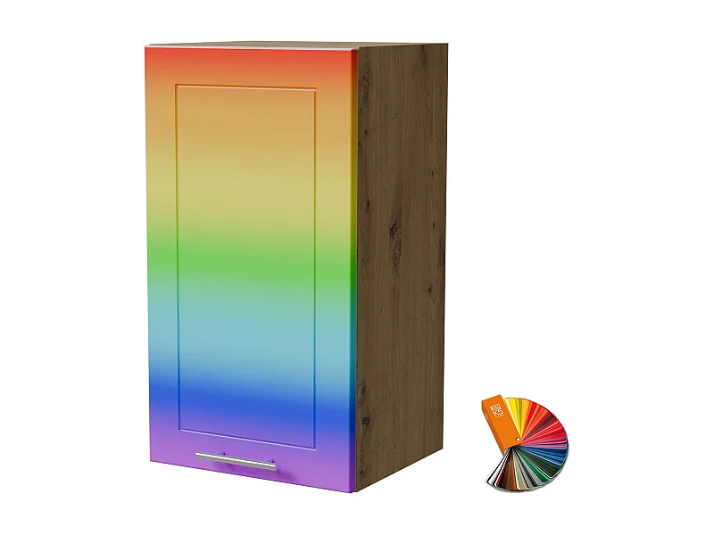HÄNGESCHRANK Bari W2/40 RAL Wunschfarbe (K5) / Eiche Artisan 40 / 32,5 / 72cm