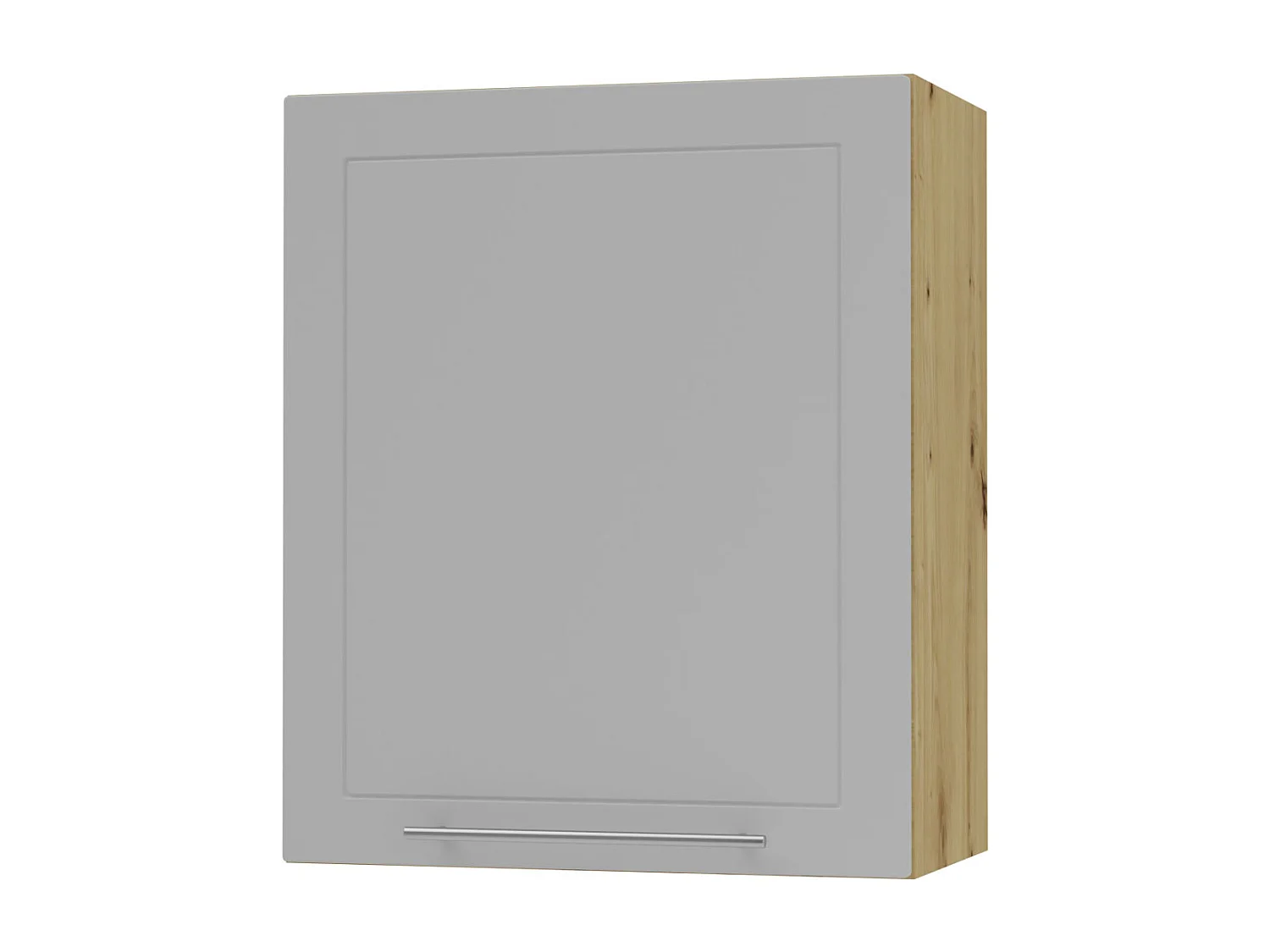 HÄNGESCHRANK Bari W2/60 RAL 7040 fenstergrau (K5) / Eiche Artisan 60 / 32,5 / 72cm