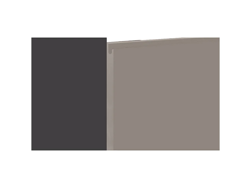 MIKROWELLENUMBAUSCHRANK Avellino W4MK/60 Stone Grey Acryl Matt / Lava Matt 60 / 32,5 / 96cm Türanschlag rechts