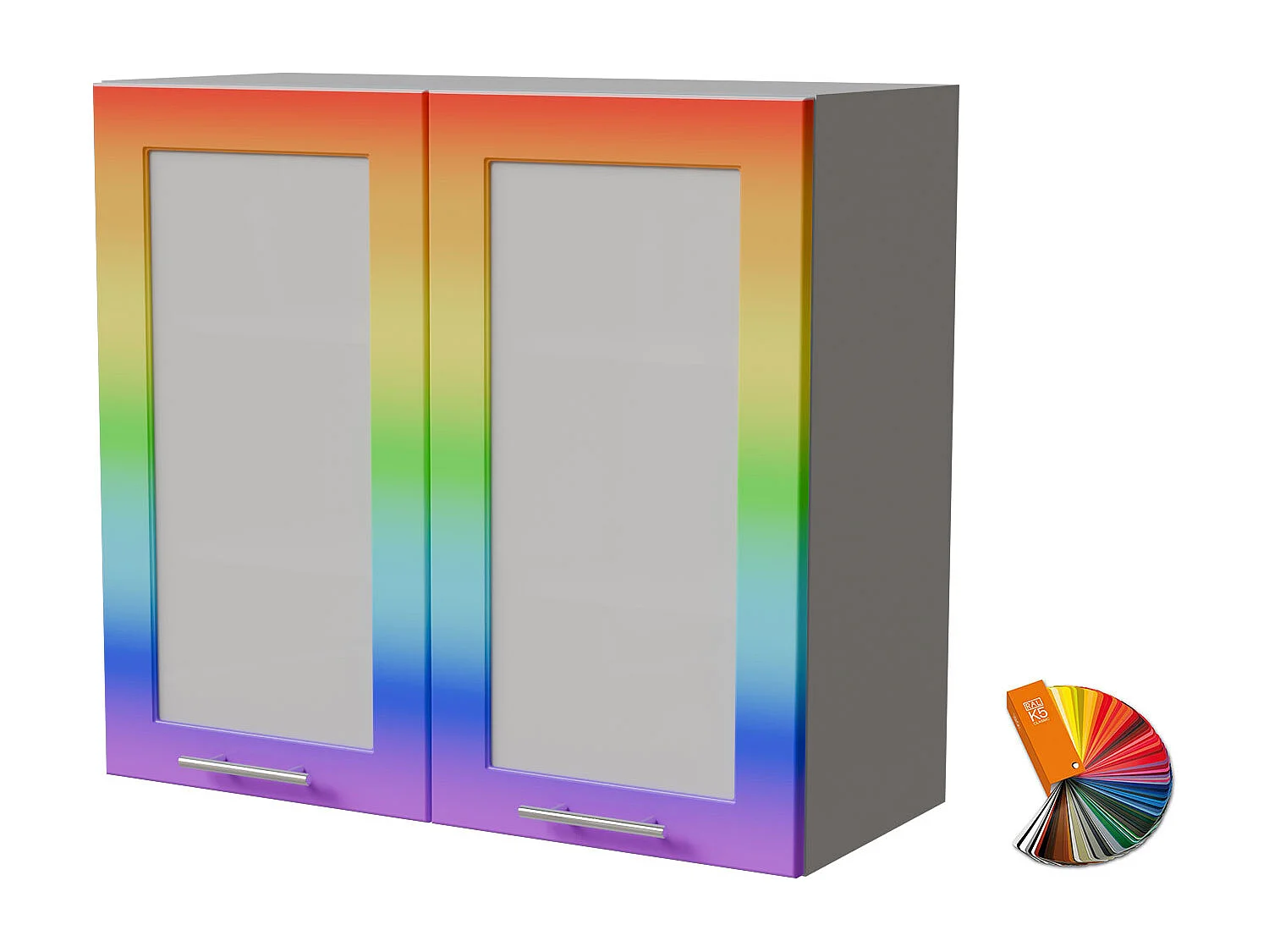 HÄNGESCHRANK Bari W3S/80 RAL Wunschfarbe (K5) / Grau 80 / 32,5 / 72cm