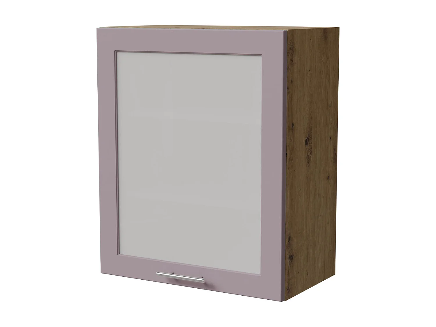 HÄNGESCHRANK Bari W2S/60 RAL 4009 pastellviolett (K5) / Eiche Artisan 60 / 32,5 / 72cm