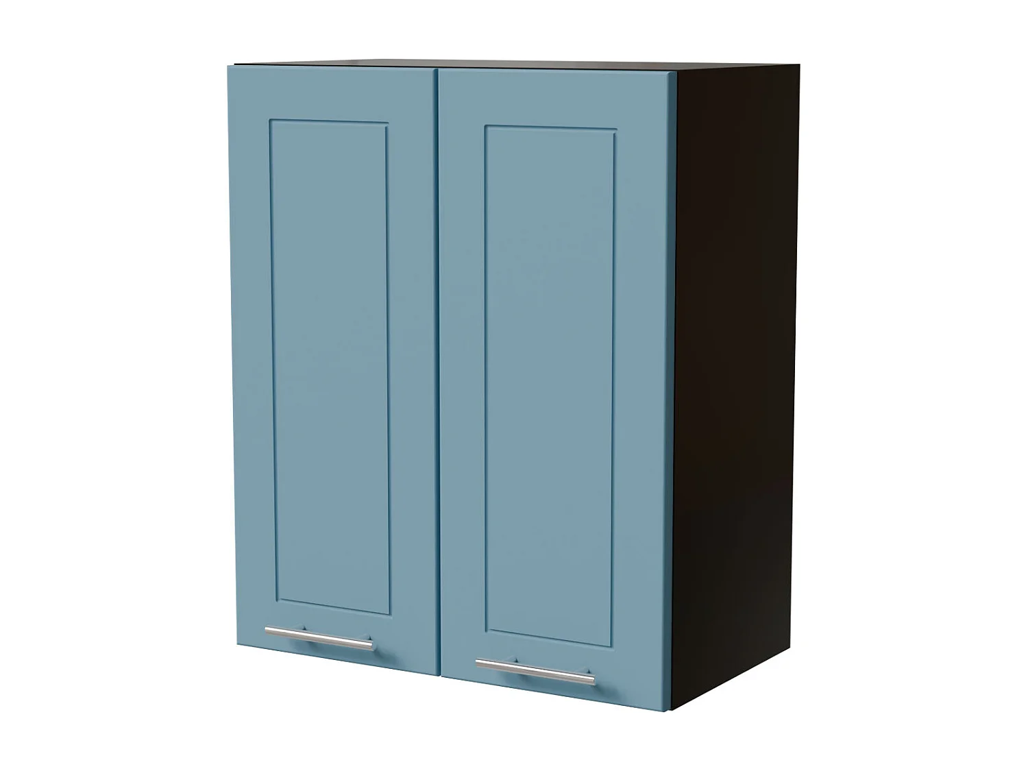 HÄNGESCHRANK Bari W3/60 RAL 5024 pastellblau (K5) / Schwarz 60 / 32,5 / 72cm