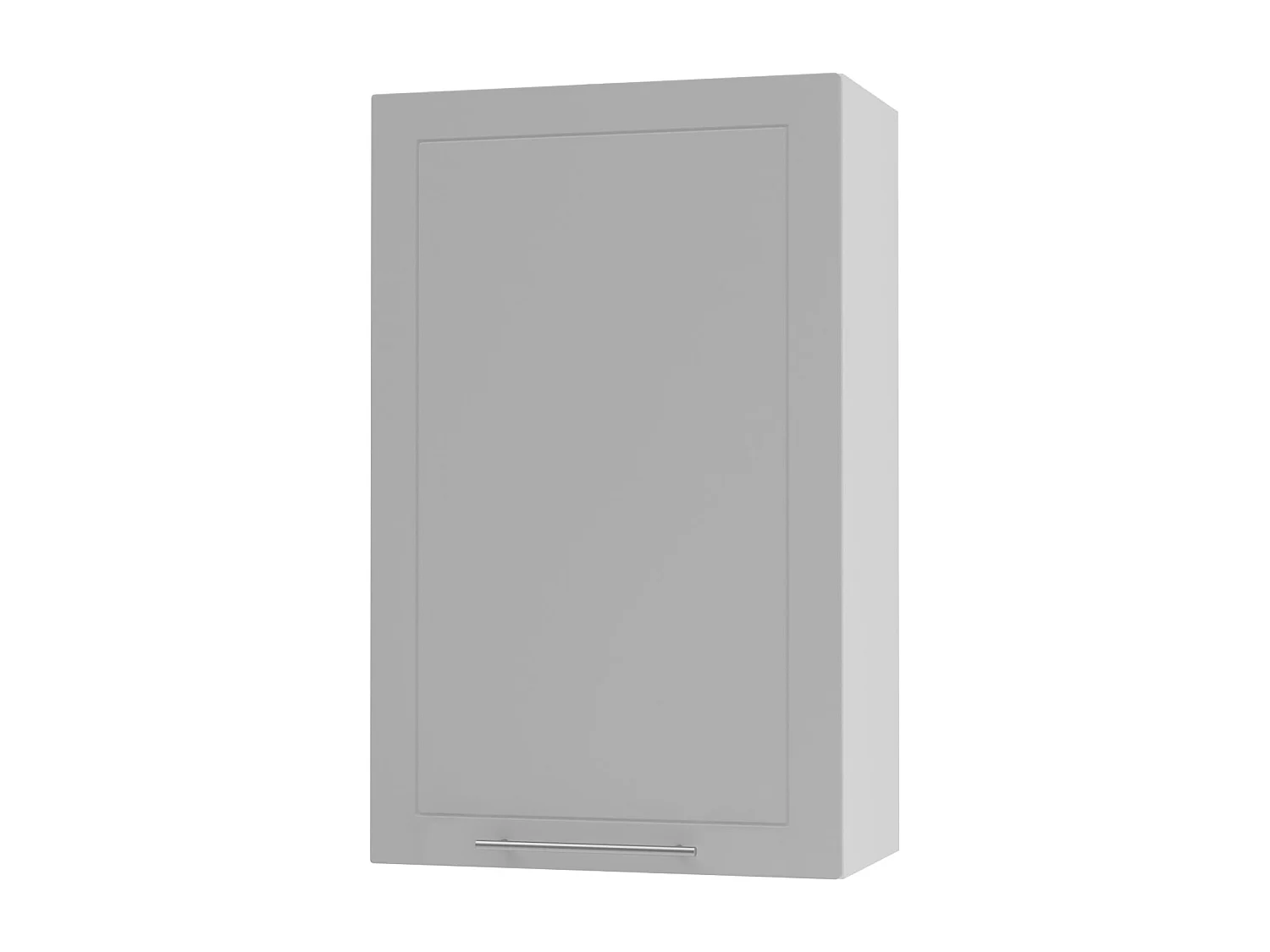 HÄNGESCHRANK Bari W4/60/1 RAL 7040 fenstergrau (K5) / Weiß 60 / 32,5 / 96cm