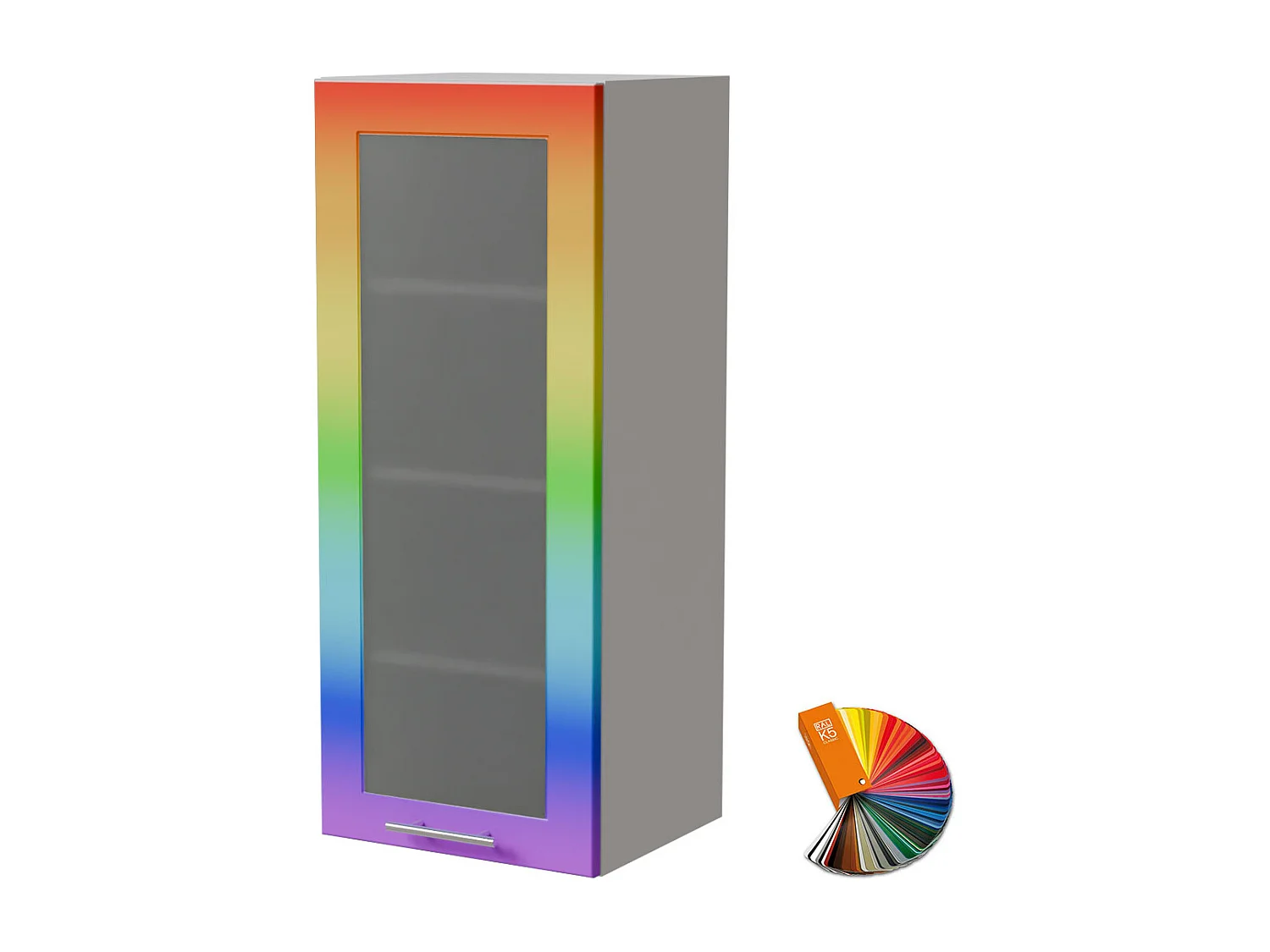 HÄNGESCHRANK Bari W4S/40 RAL Wunschfarbe (K5) / Weiß 40 / 32,5 / 96cm