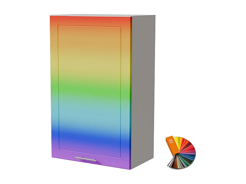 HÄNGESCHRANK Bari W4/60/1 RAL Wunschfarbe (K5) / Weiß 60 / 32,5 / 96cm