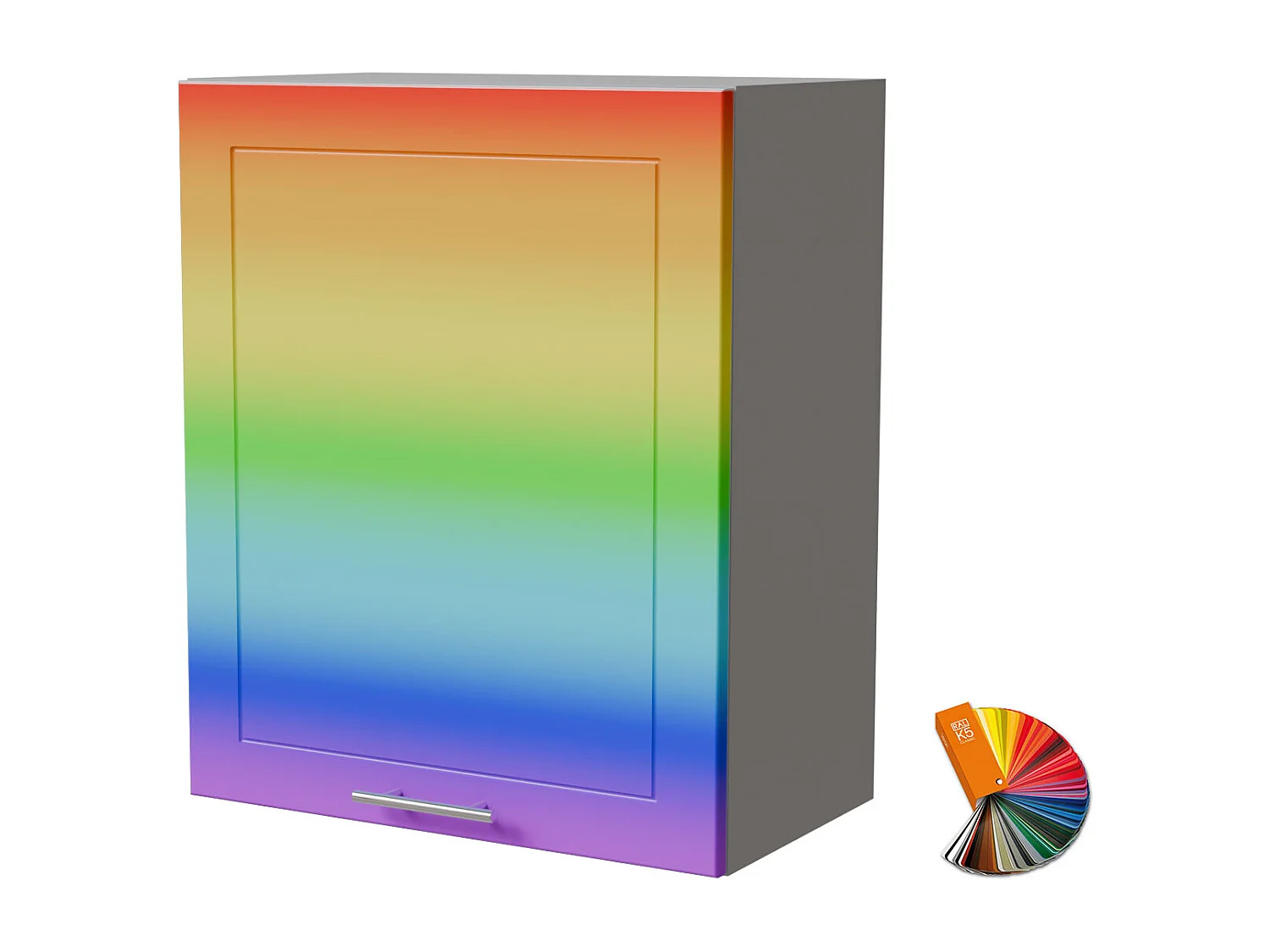 HÄNGESCHRANK Bari W2/60 RAL Wunschfarbe (K5) / Grau 60 / 32,5 / 72cm