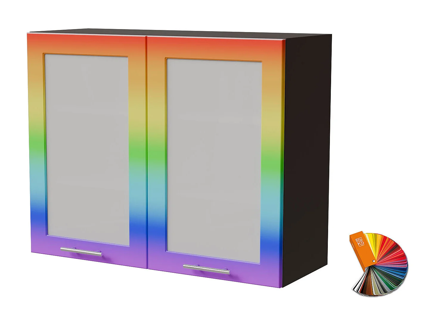 HÄNGESCHRANK Bari W3S/90 RAL Wunschfarbe (K5) / Lava 90 / 32,5 / 72cm