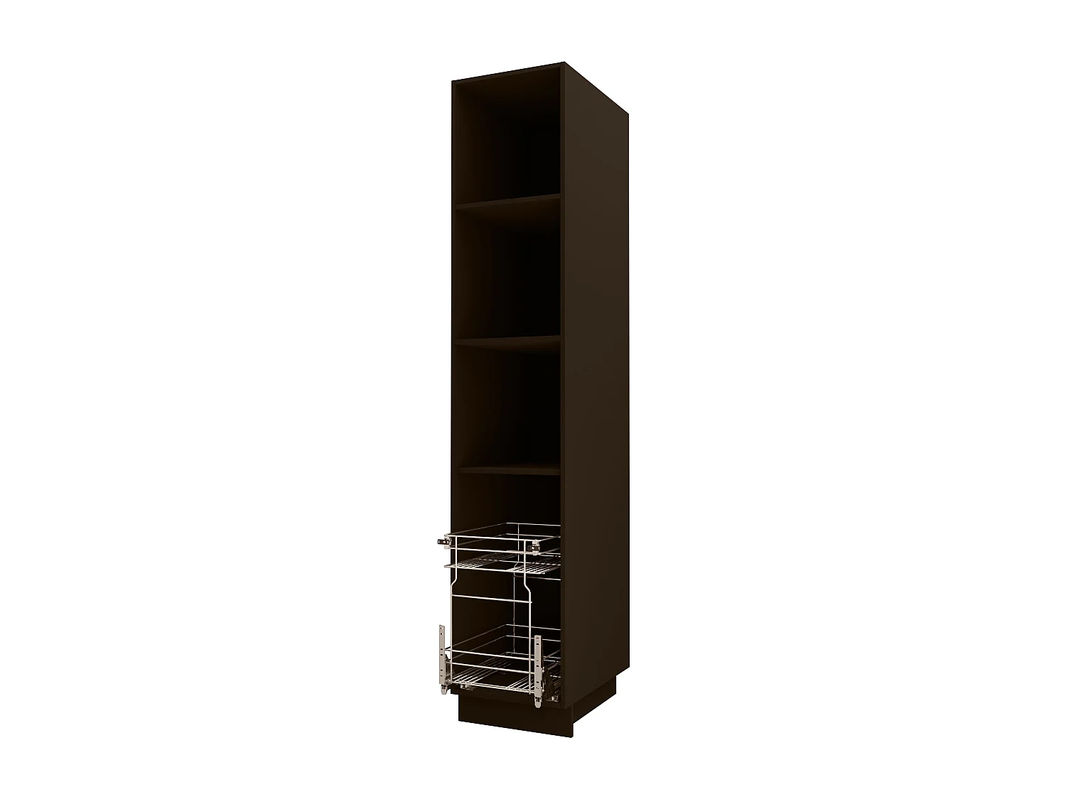 APOTHEKERSCHRANK Essen 2D14K/40/kargo Graphit Hochglanz / Lava Matt 40 / 59 / 207cm
