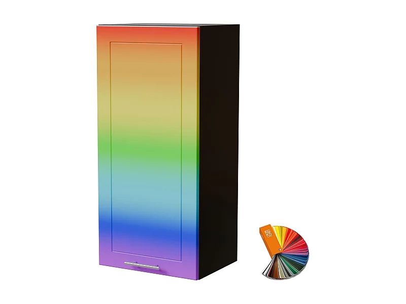 HÄNGESCHRANK Bari W4/45 RAL Wunschfarbe (K5) / Schwarz 45 / 32,5 / 96cm