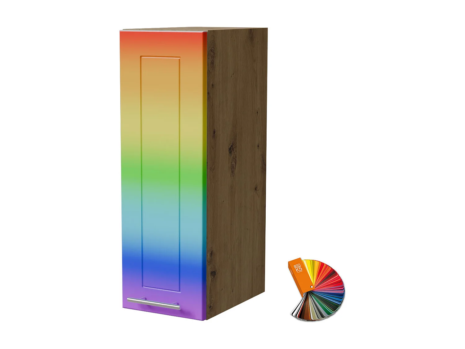 HÄNGESCHRANK Bari W2/20 RAL Wunschfarbe (K5) / Eiche Artisan 20 / 32,5 / 72cm