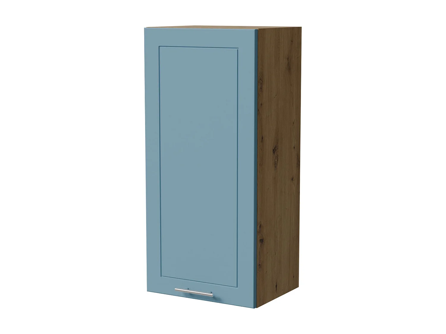 HÄNGESCHRANK Bari W4/45 RAL 5024 pastellblau (K5) / Eiche Artisan 45 / 32,5 / 96cm