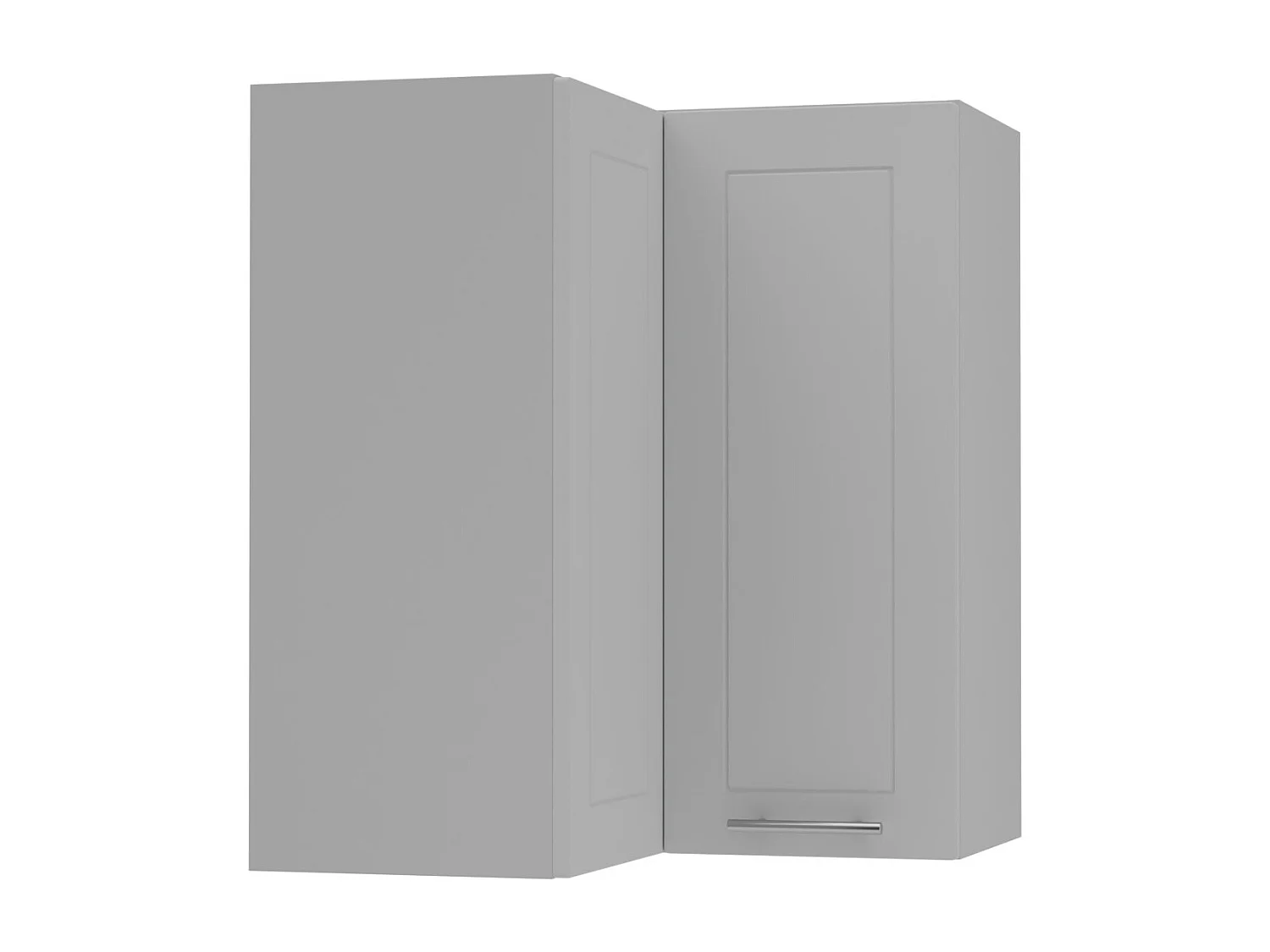 ECKHÄNGESCHRANK Bari W12/60 RAL 7040 fenstergrau (K5) / Grau 60 / 60 / 72cm