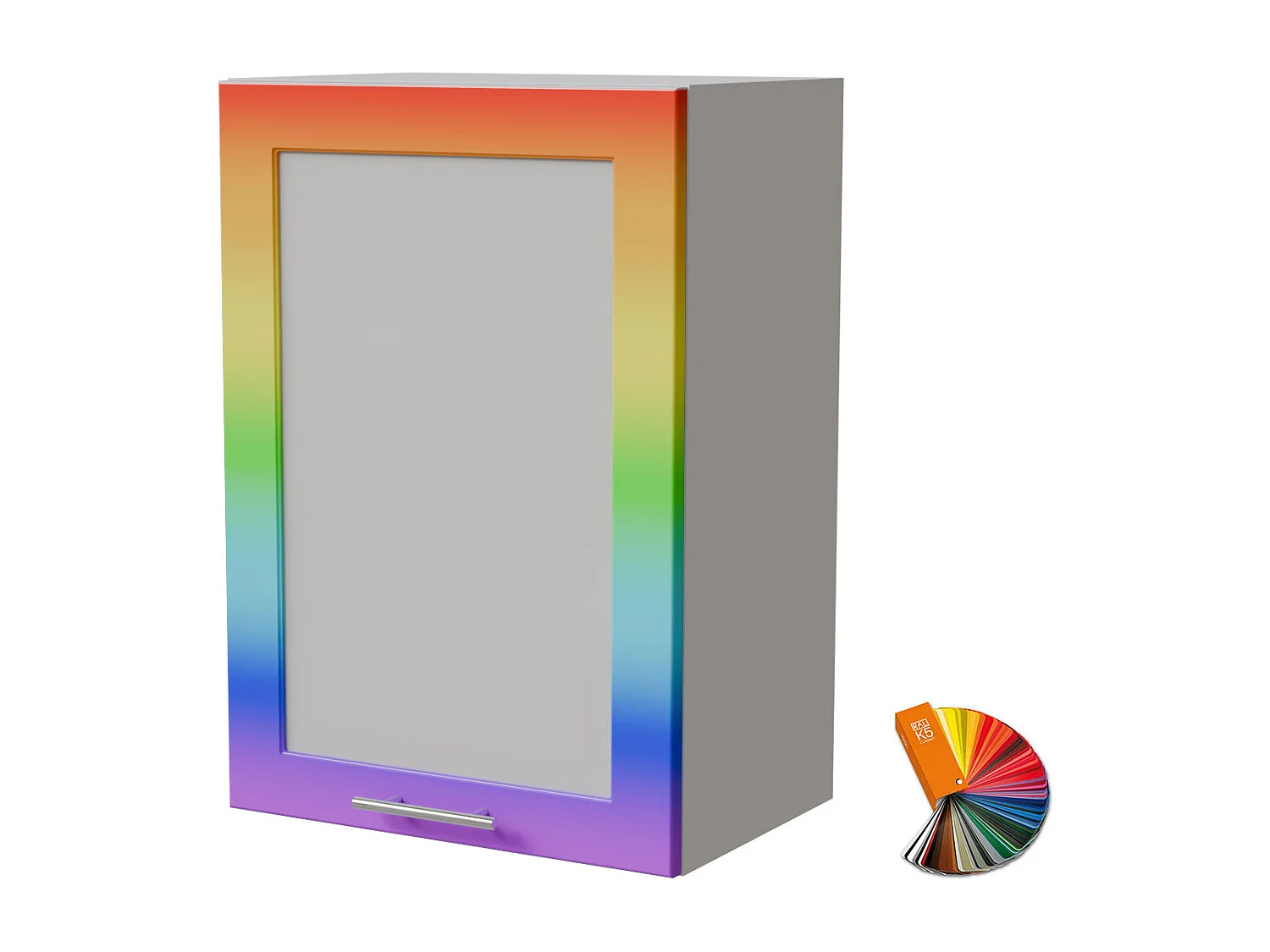 HÄNGESCHRANK Bari W2S/50 RAL Wunschfarbe (K5) / Weiß 50 / 32,5 / 72cm