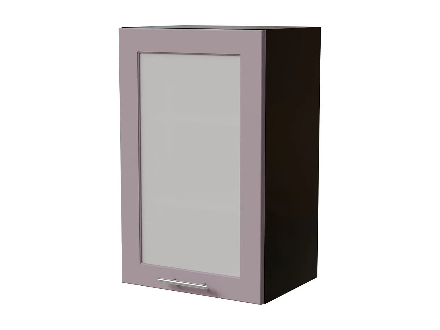 HÄNGESCHRANK Bari W2S/45 RAL 4009 pastellviolett (K5) / Schwarz 45 / 32,5 / 72cm