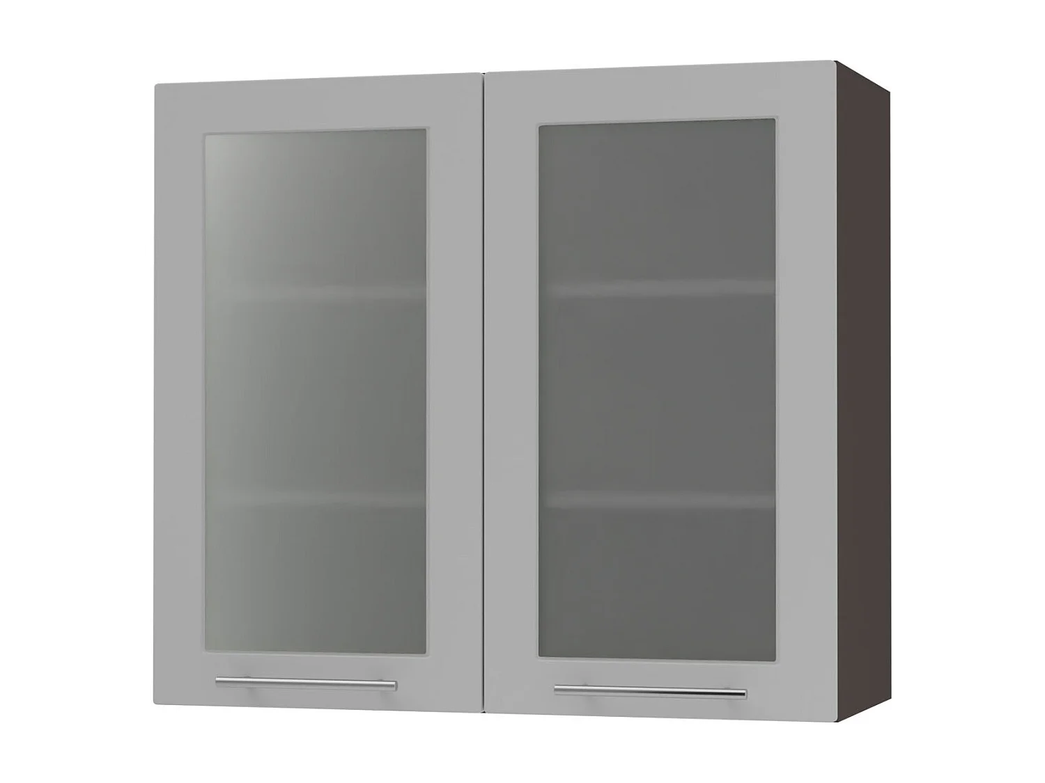 HÄNGESCHRANK Bari W3S/80 RAL 7040 fenstergrau (K5) / Lava 80 / 32,5 / 72cm