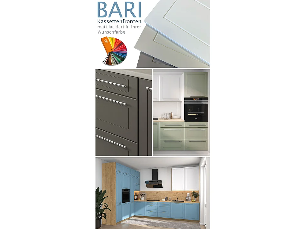 HÄNGESCHRANK Bari W4/40 RAL Wunschfarbe (K5) / Grau 40 / 32,5 / 96cm