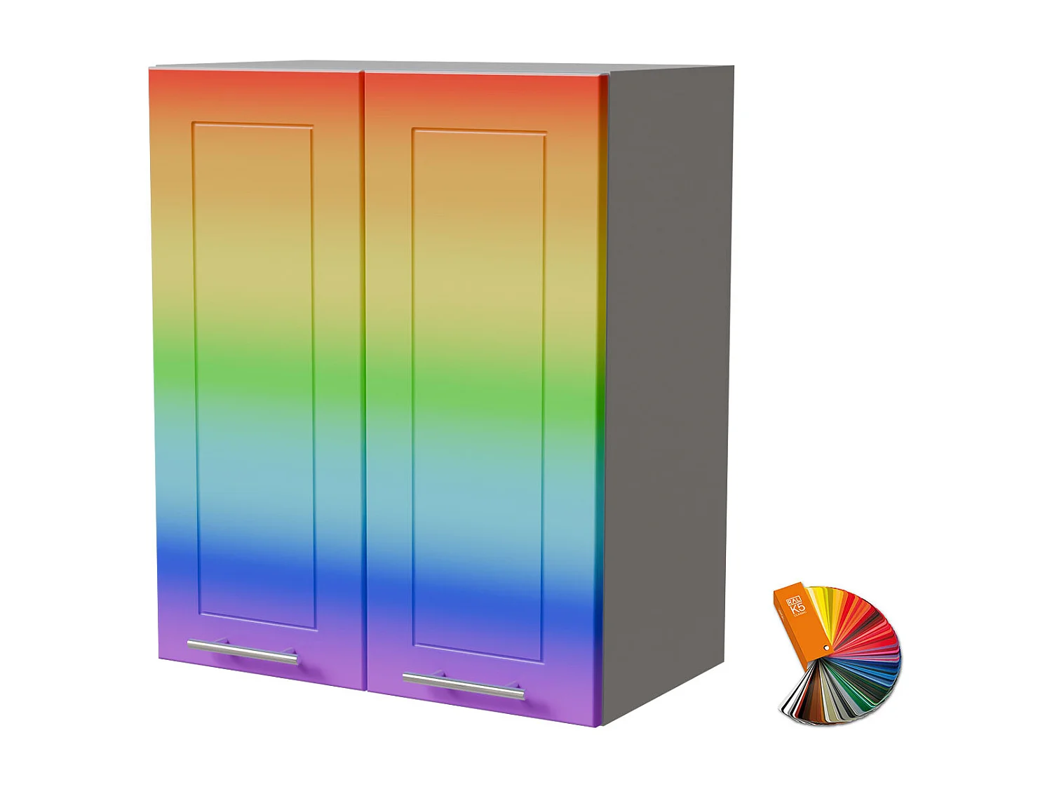 HÄNGESCHRANK Bari W3/60 RAL Wunschfarbe (K5) / Grau 60 / 32,5 / 72cm