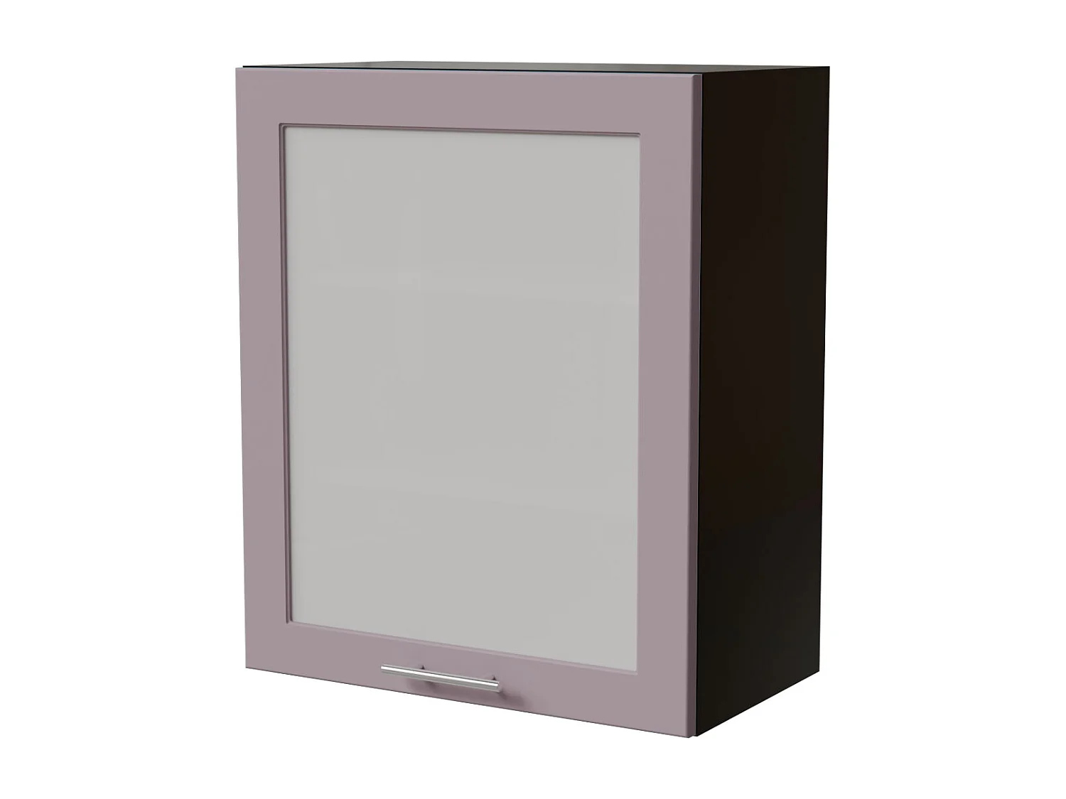 HÄNGESCHRANK Bari W2S/60 RAL 4009 pastellviolett (K5) / Schwarz 60 / 32,5 / 72cm