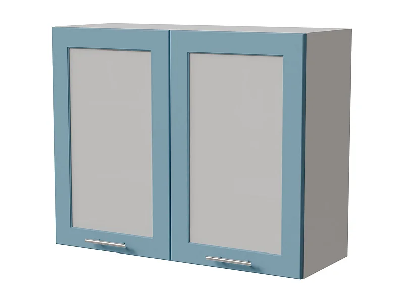 HÄNGESCHRANK Bari W3S/90 RAL 5024 pastellblau (K5) / Weiß 90 / 32,5 / 72cm