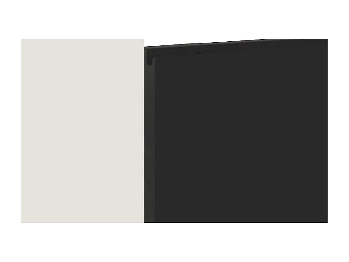 MIKROWELLENUMBAUSCHRANK Avellino W2MK/60 graphit Acryl matt / Grau 60 / 32,5 / 72cm