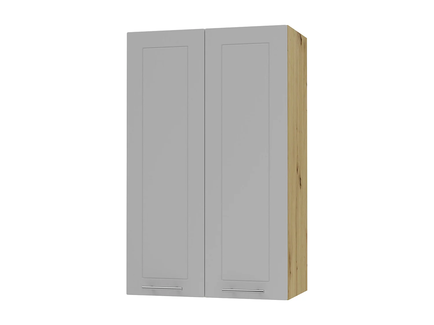 HÄNGESCHRANK Bari W4/60 RAL 7040 fenstergrau (K5) / Eiche Artisan 60 / 32,5 / 96cm