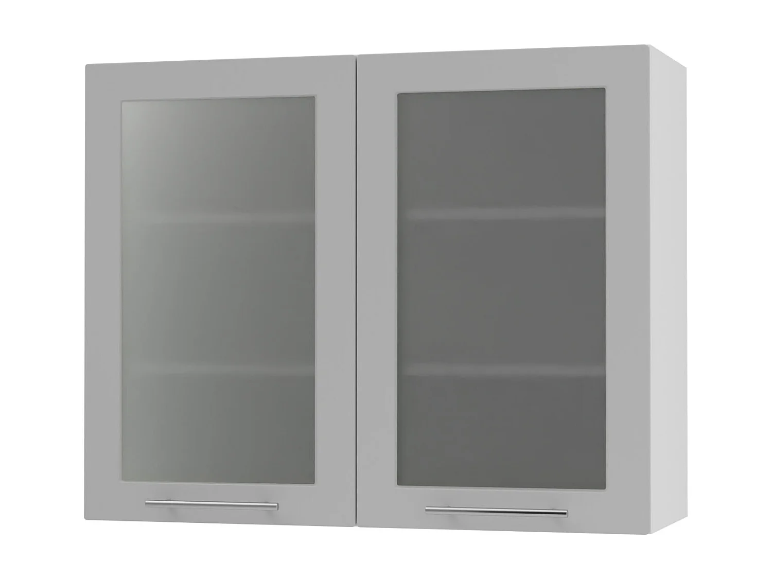 HÄNGESCHRANK Bari W3S/90 RAL 7040 fenstergrau (K5) / Weiß 90 / 32,5 / 72cm