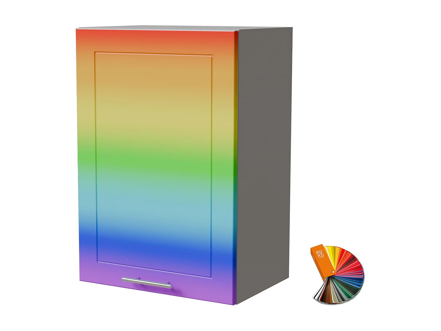 HÄNGESCHRANK Bari W2/50 RAL Wunschfarbe (K5) / Grau 50 / 32,5 / 72cm