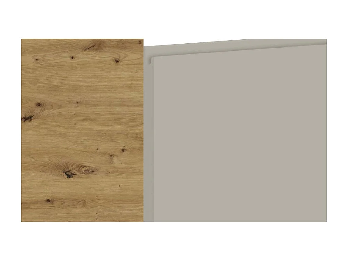 MIKROWELLENUMBAUSCHRANK Avellino W4MK/60 Cashmere Acryl Matt / Eiche Artisan 60 / 32,5 / 96cm