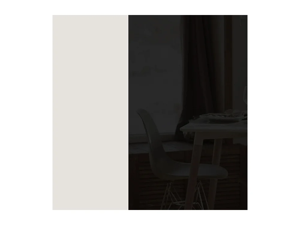 APOTHEKERSCHRANK Essen 2D14K/40/kargo Schwarz Hochglanz / Grau Matt 40 / 59 / 207cm