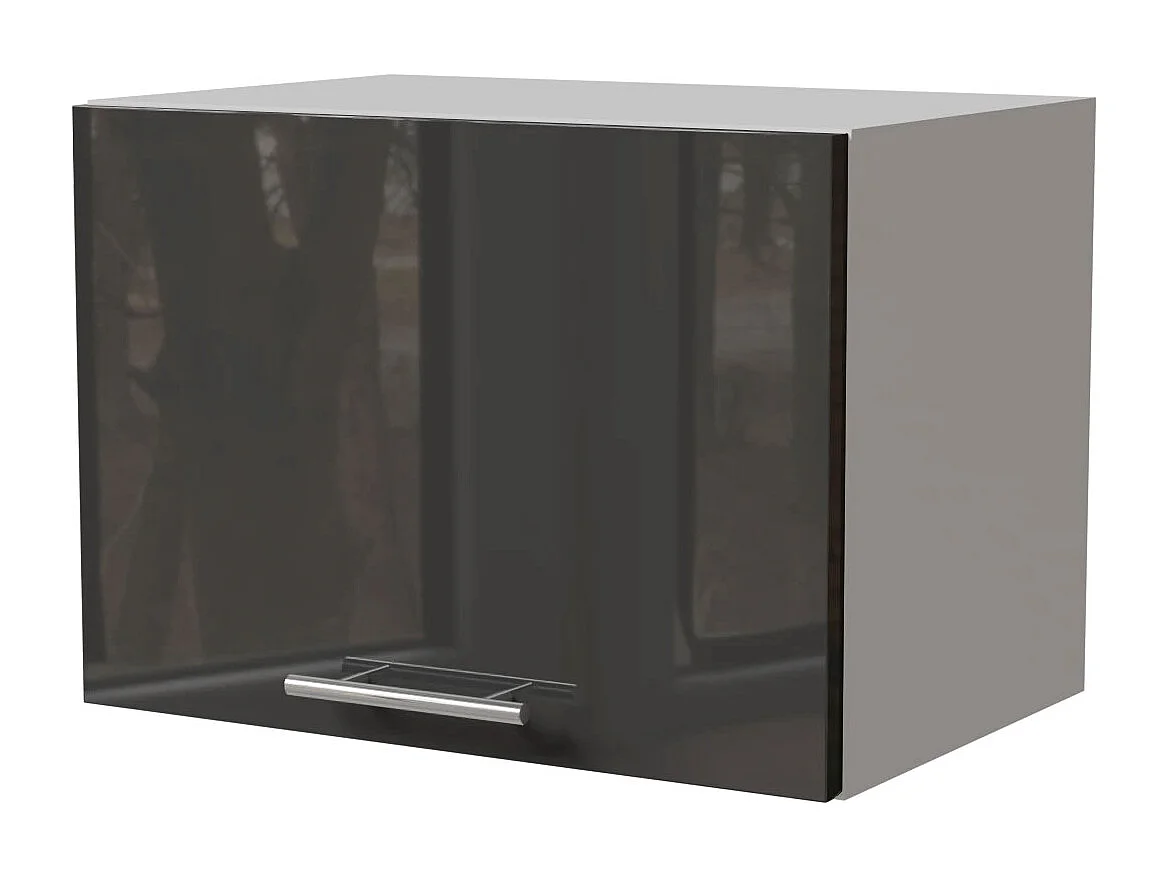 KLAPPHÄNGESCHRANK Essen W4B/50 Graphit Hochglanz / Weiß Matt 50 / 32,5 / 36cm