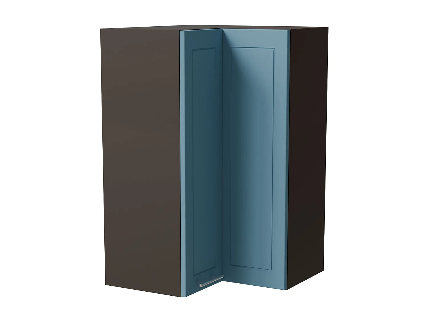 ECKHÄNGESCHRANK Bari W14/60 RAL 5024 pastellblau (K5) / Lava 60 / 60 / 96cm