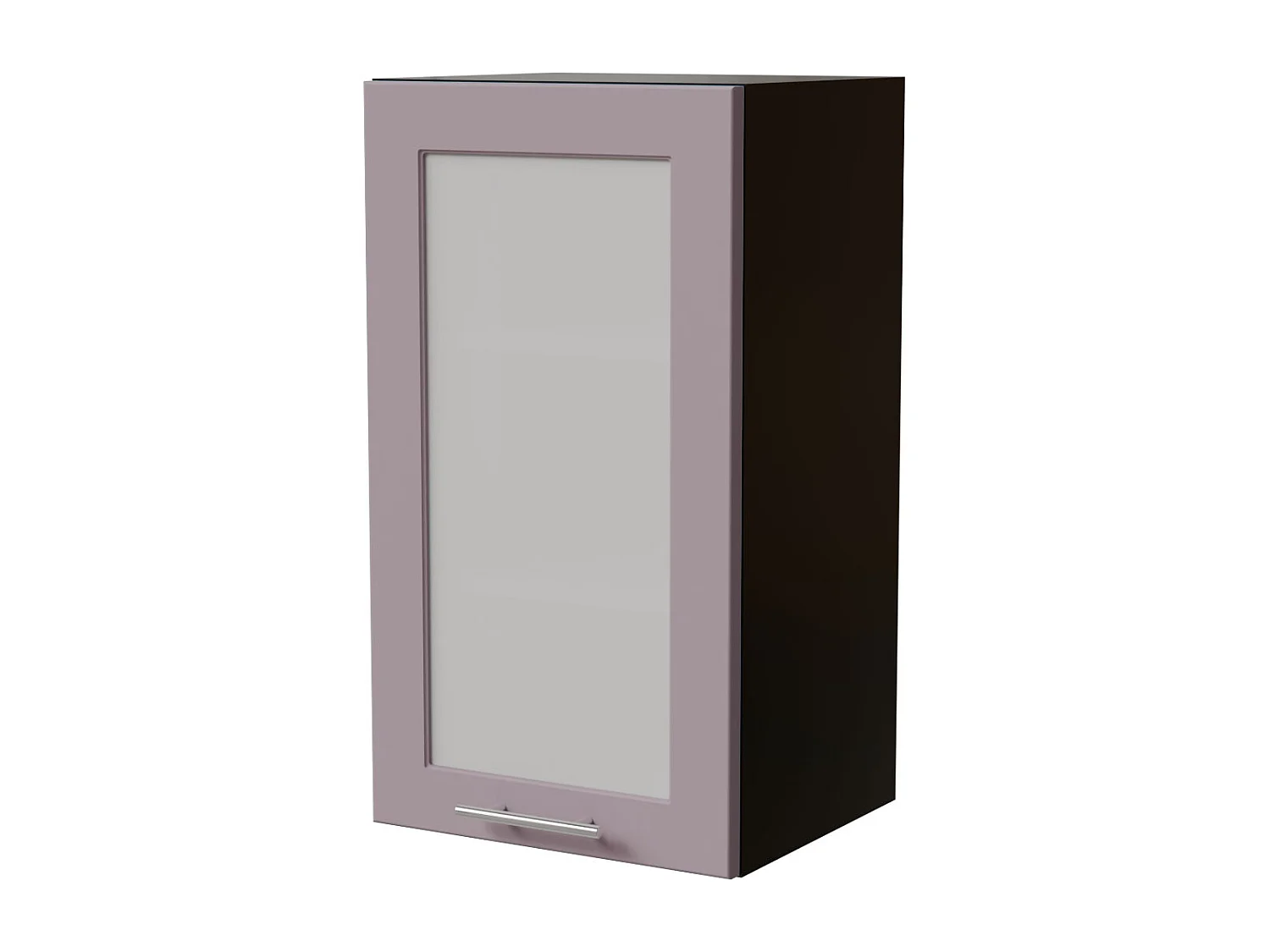 HÄNGESCHRANK Bari W2S/40 RAL 4009 pastellviolett (K5) / Schwarz 40 / 32,5 / 72cm