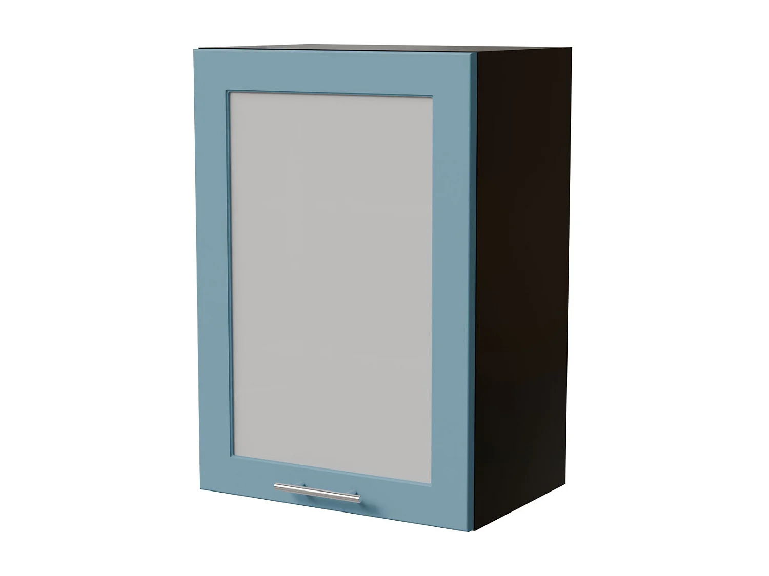 HÄNGESCHRANK Bari W2S/50 RAL 5024 pastellblau (K5) / Schwarz 50 / 32,5 / 72cm