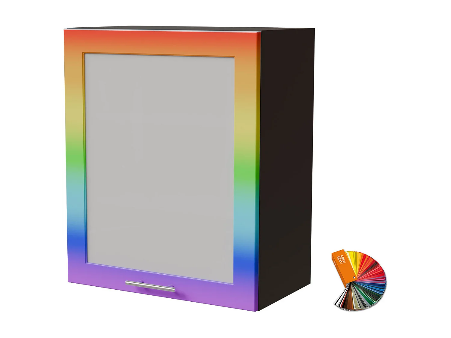 HÄNGESCHRANK Bari W2S/60 RAL Wunschfarbe (K5) / Lava 60 / 32,5 / 72cm