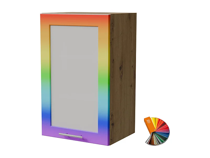 HÄNGESCHRANK Bari W2S/45 RAL Wunschfarbe (K5) / Eiche Artisan 45 / 32,5 / 72cm