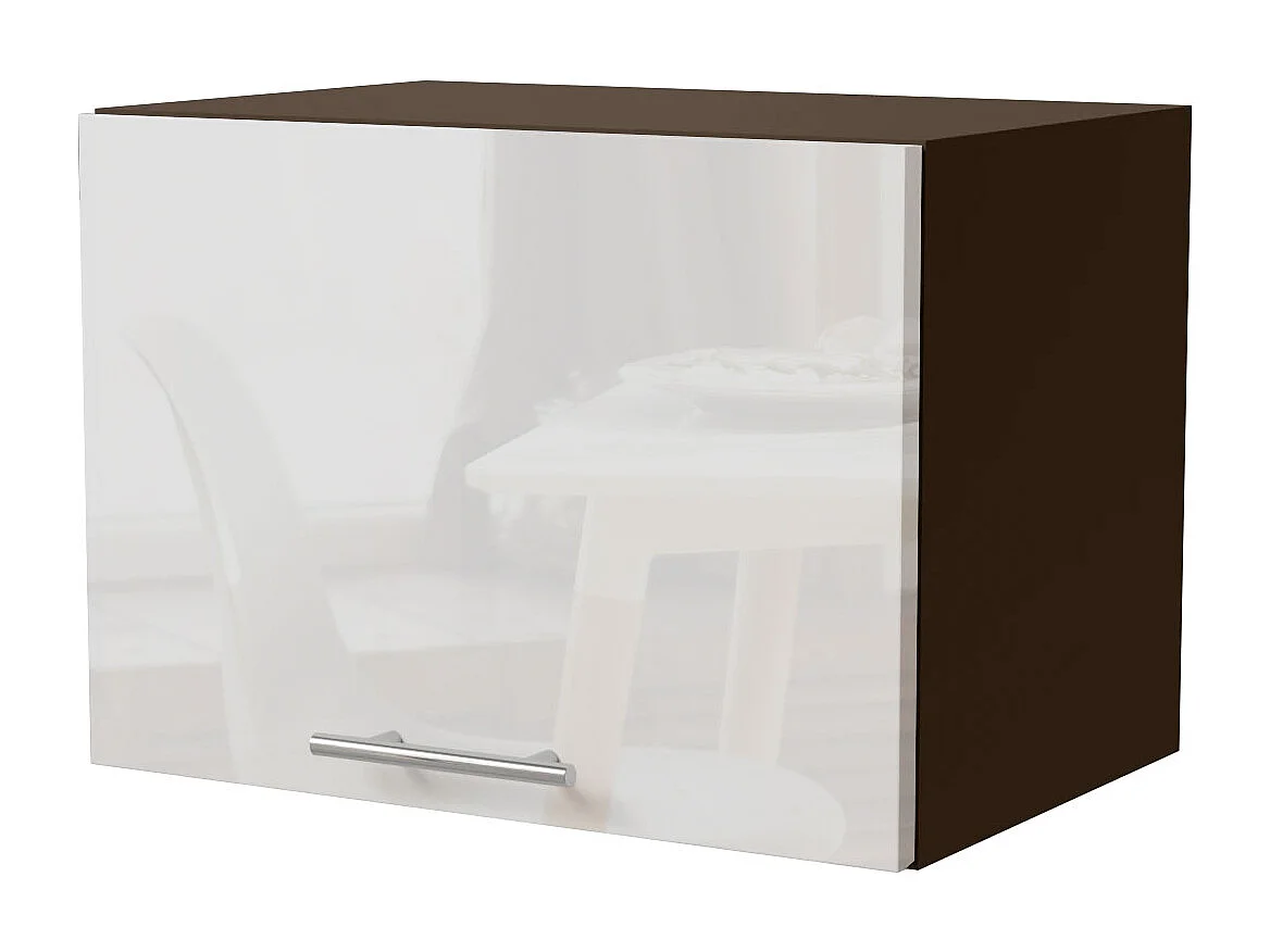 KLAPPHÄNGESCHRANK Essen W4B/50 Weiß Hochglanz / Lava Matt 50 / 32,5 / 36cm
