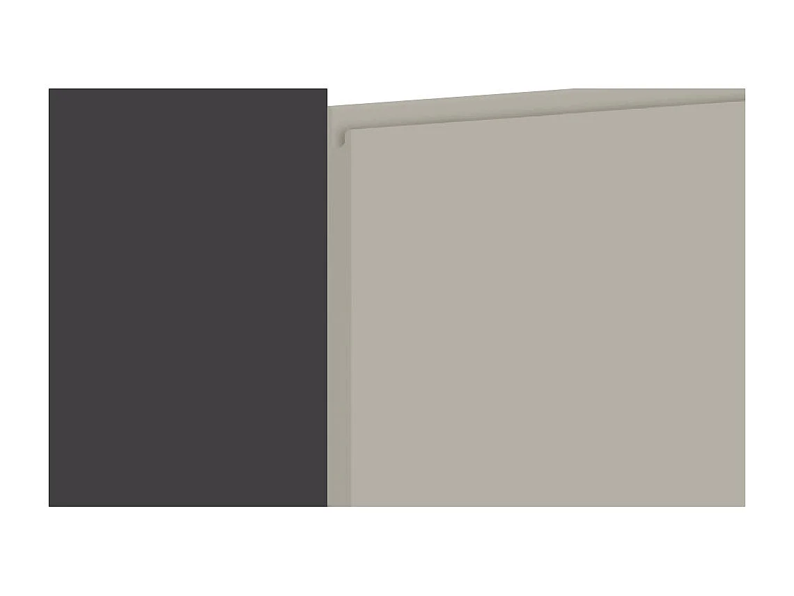 MIKROWELLENUMBAUSCHRANK Avellino W4MK/60 Cashmere Acryl Matt / Lava Matt 60 / 32,5 / 96cm