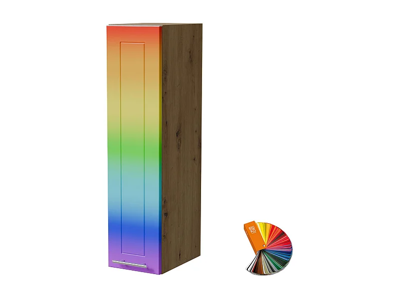 HÄNGESCHRANK Bari W4/20 RAL Wunschfarbe (K5) / Eiche Artisan 20 / 32,5 / 96cm