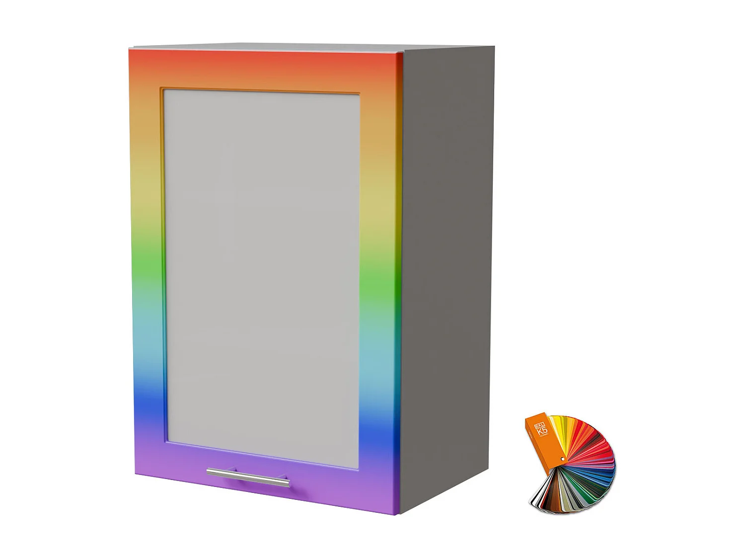 HÄNGESCHRANK Bari W2S/50 RAL Wunschfarbe (K5) / Grau 50 / 32,5 / 72cm